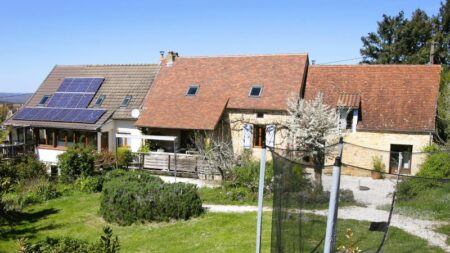 maison de charme en pierre et 2 gîtes-piscine-à vendre-LOT-Gourdon-ref-1408