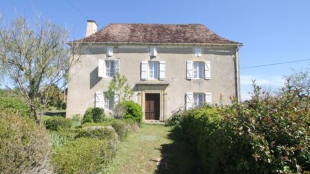 Demeure de charme à vendre, pierre du Périgord-Gourdon-Souillac-ref-1412